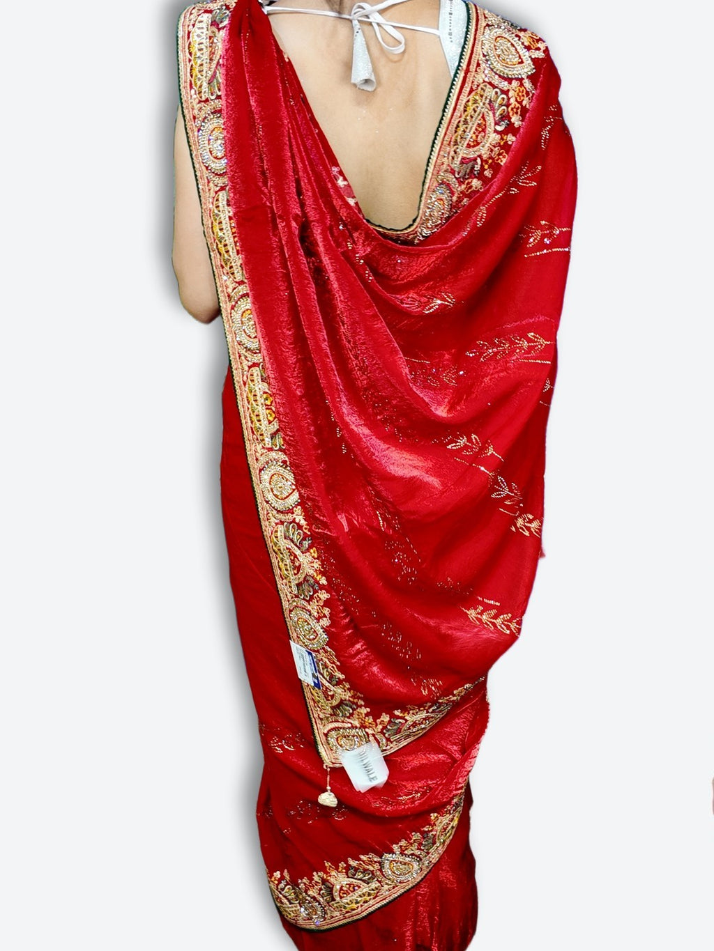 Crimson Regal Opulent Heritage Saree