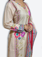 Champagne Radiant Regal Bloom Suit