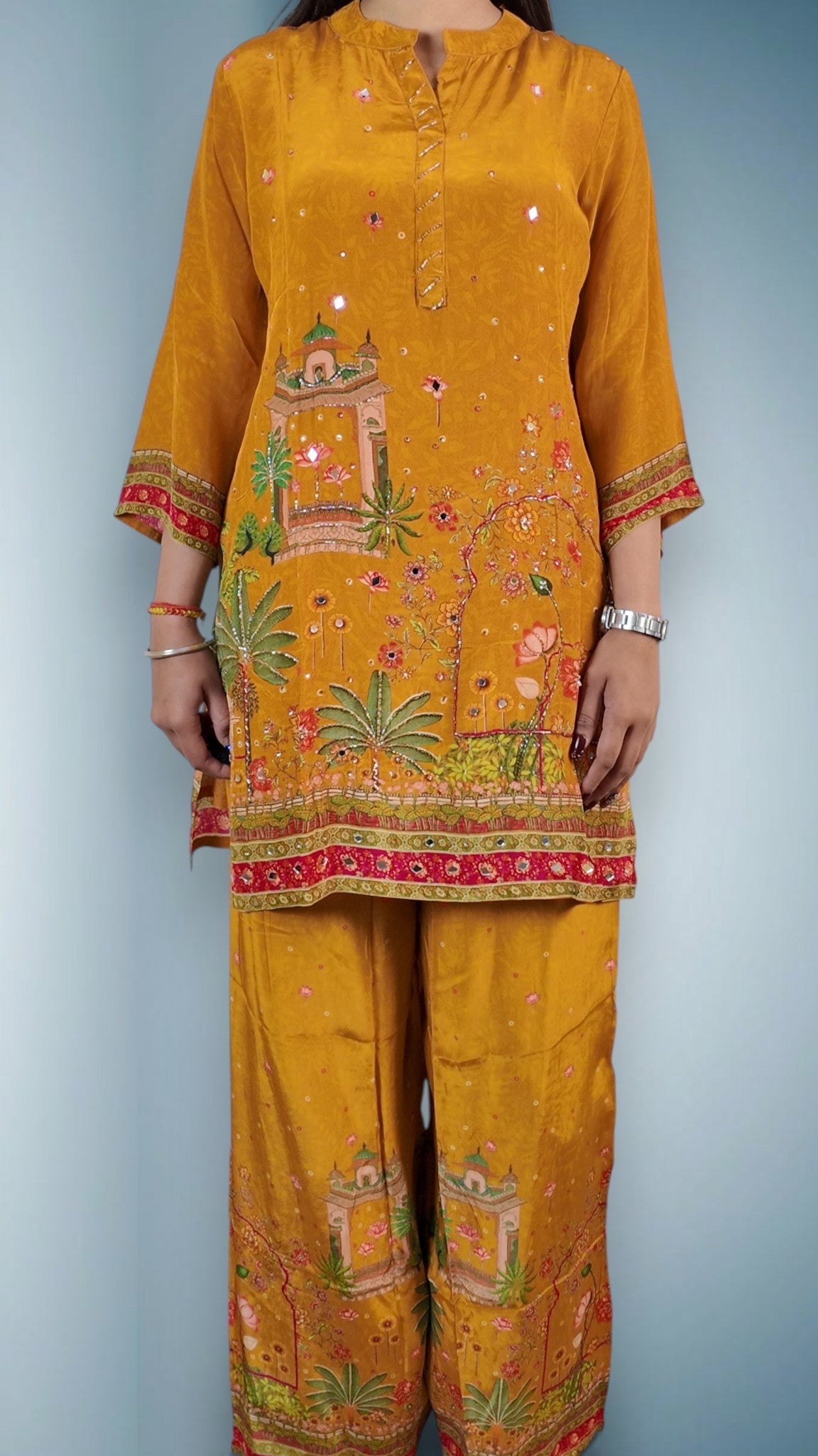 Saffron Regal Heritage Luxe Suit
