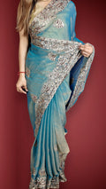 Amethyst Regal Exquisite Couture Saree