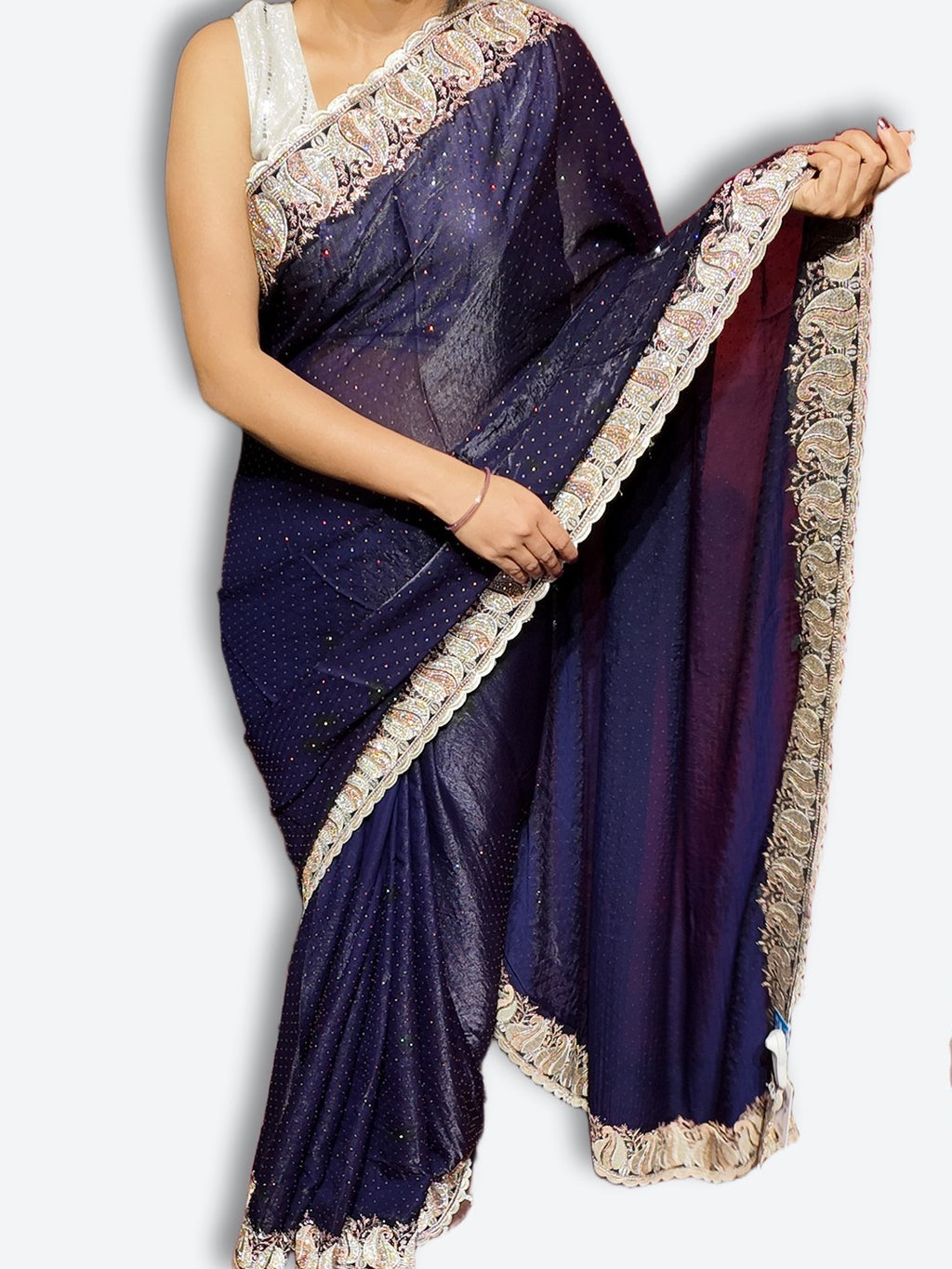 Midnight Regal Opulent Elegance Saree
