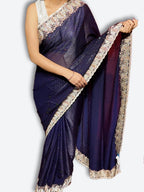 Midnight Regal Opulent Elegance Saree