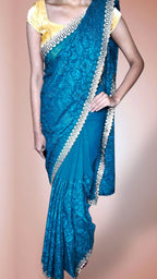 Sapphire Regal Opulent Mystique Saree