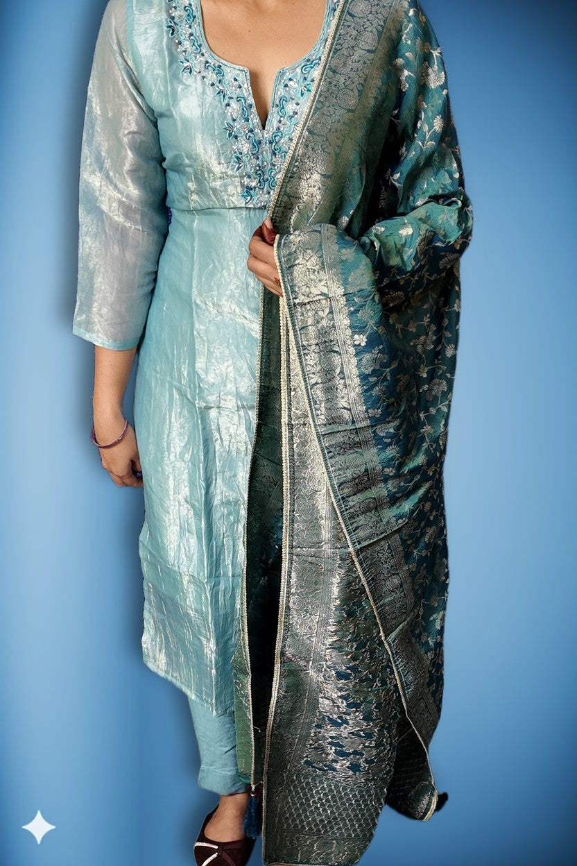 Azure Regal Opulent Charm Suit