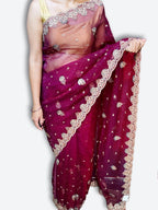 Bordeaux Regal Heritage Luxe Saree