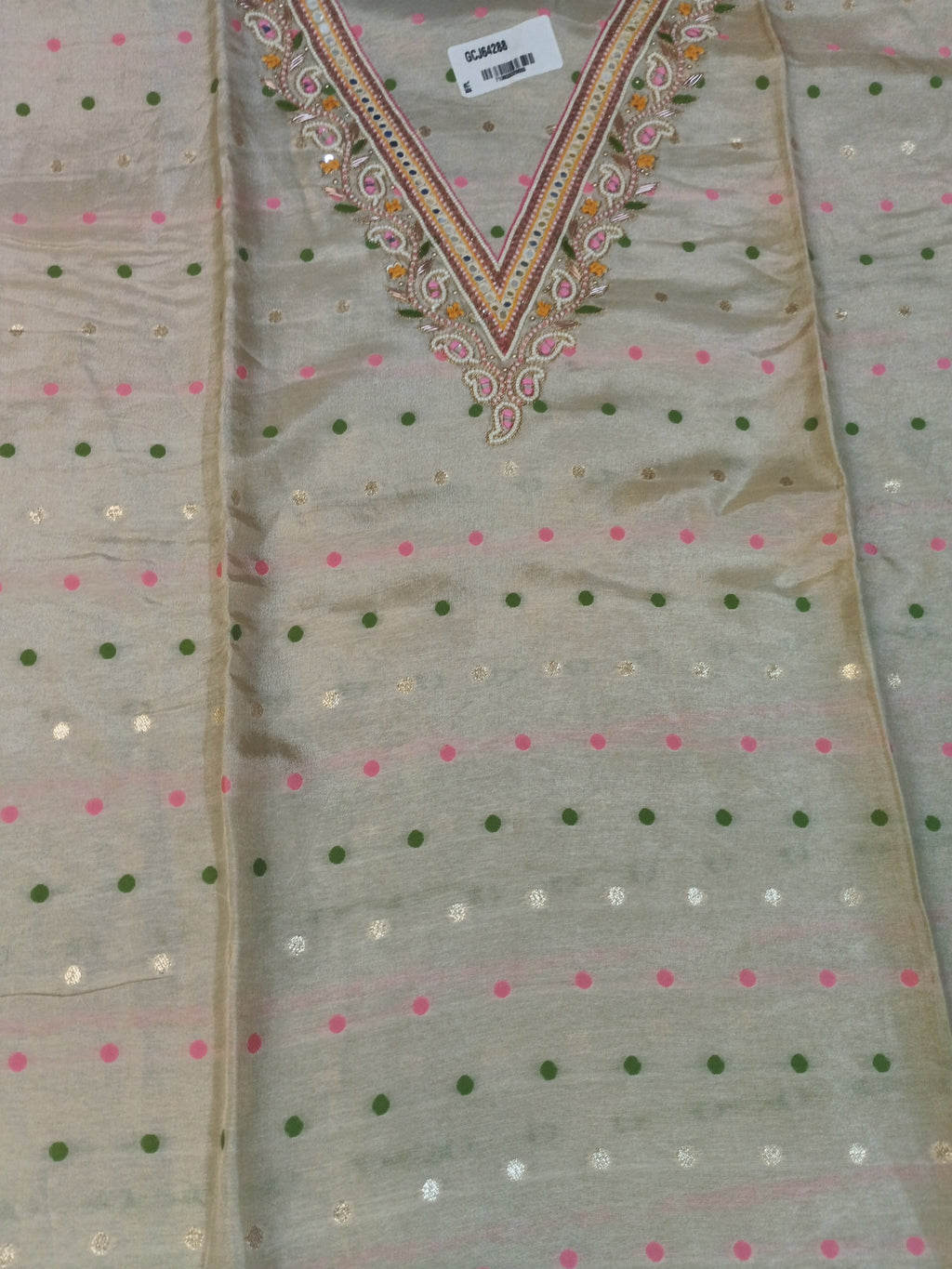 Peach Pink with Minimal Embroidery & Modern Look
