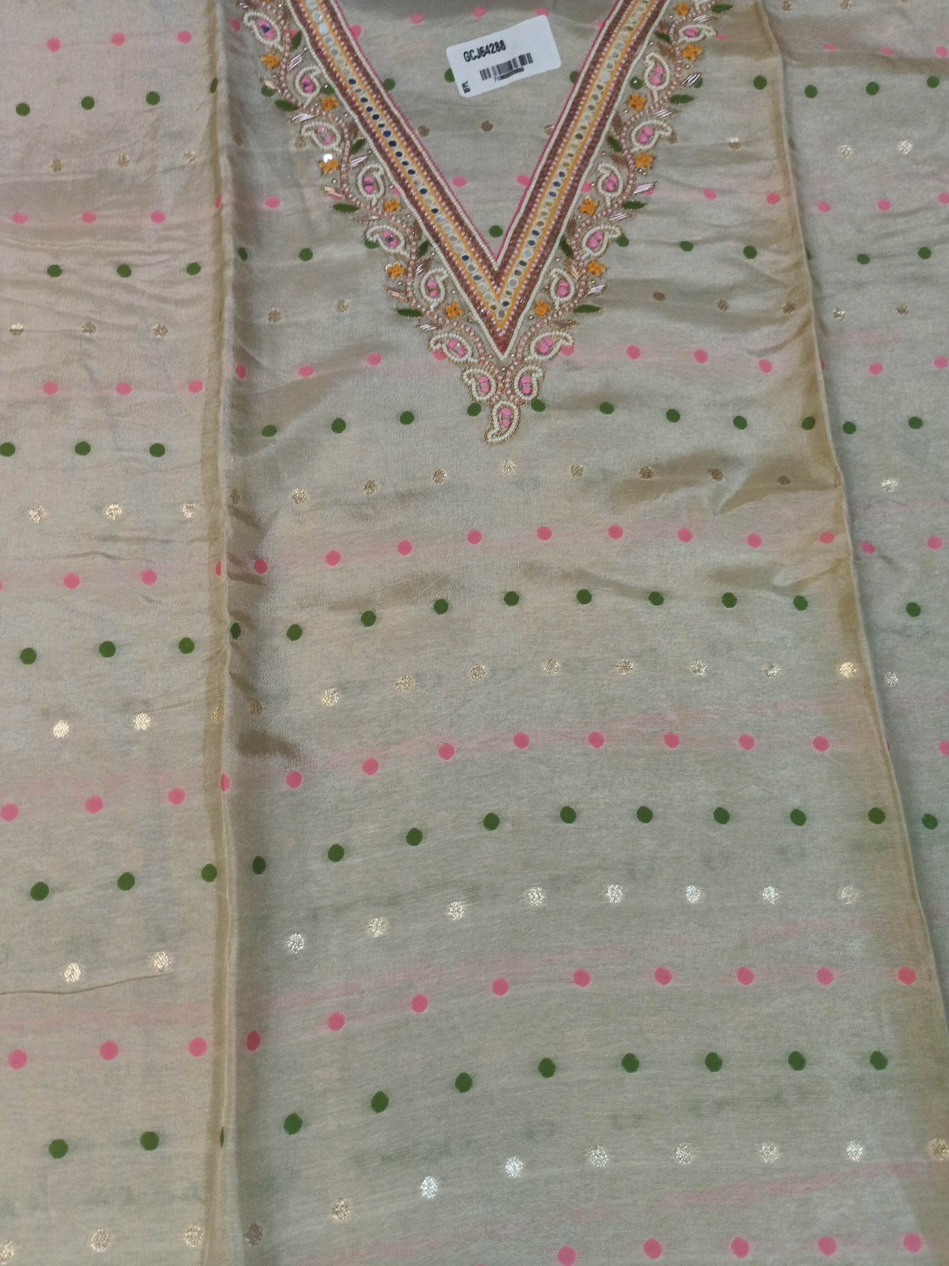 Peach Pink with Minimal Embroidery & Modern Look