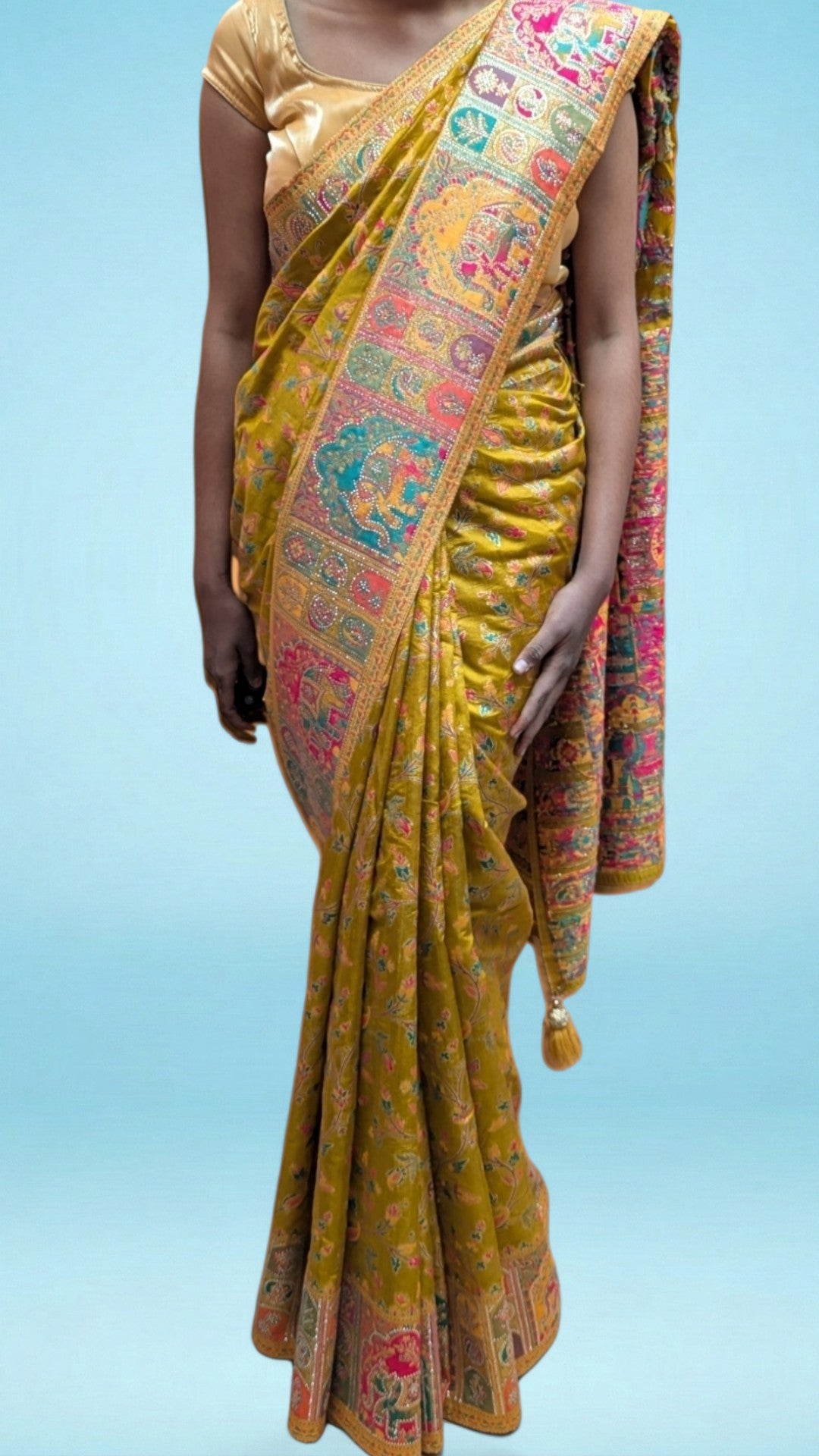 Saffron Regal Heritage Luxe Saree