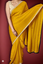Saffron Regal Radiant Elegance Saree