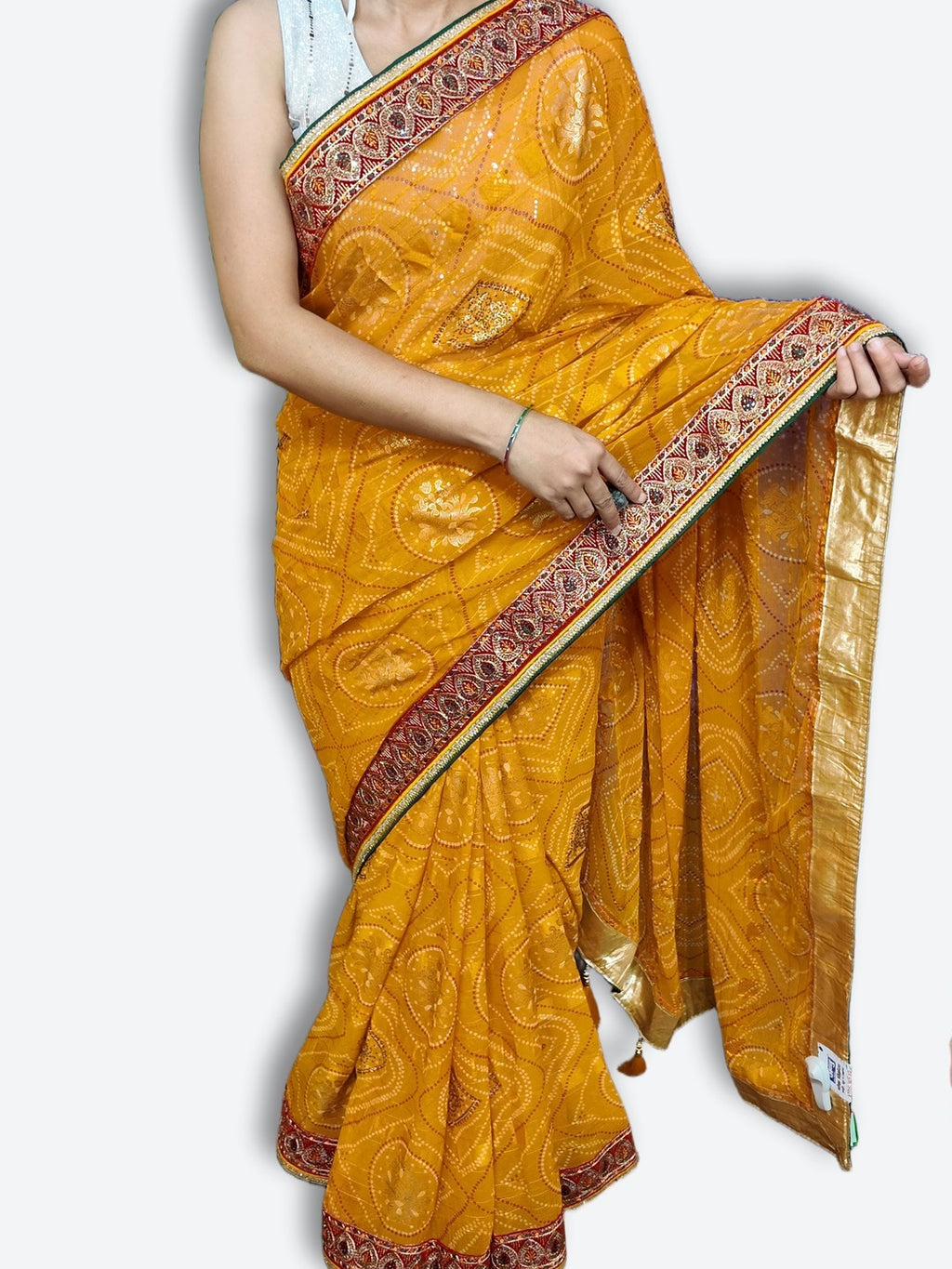 Saffron Regal Opulent Heritage Saree