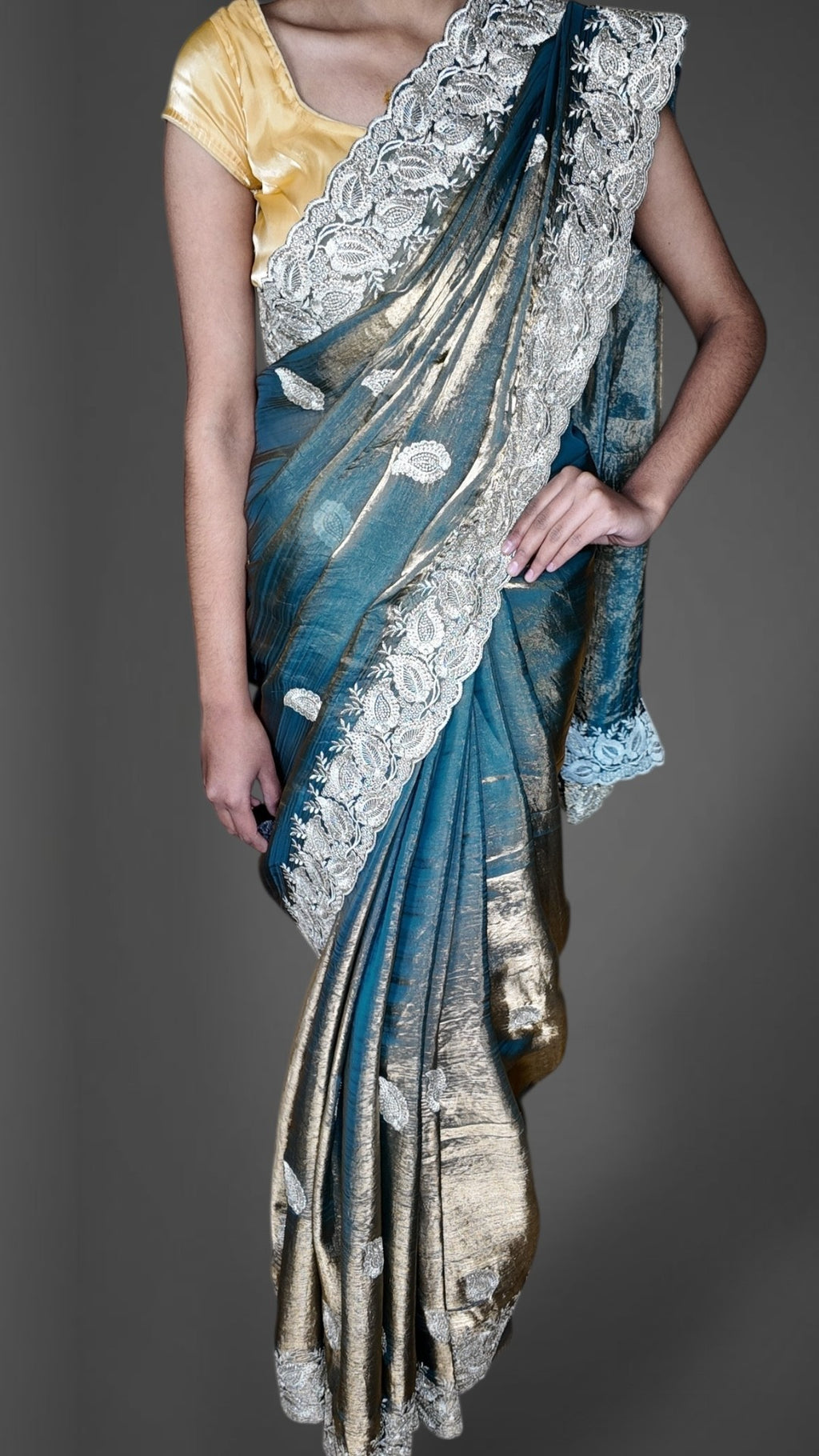 Jade Regal Exquisite Couture Saree