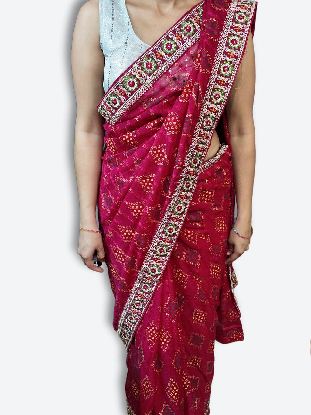 Fuchsia Regal Heritage Luxe Saree