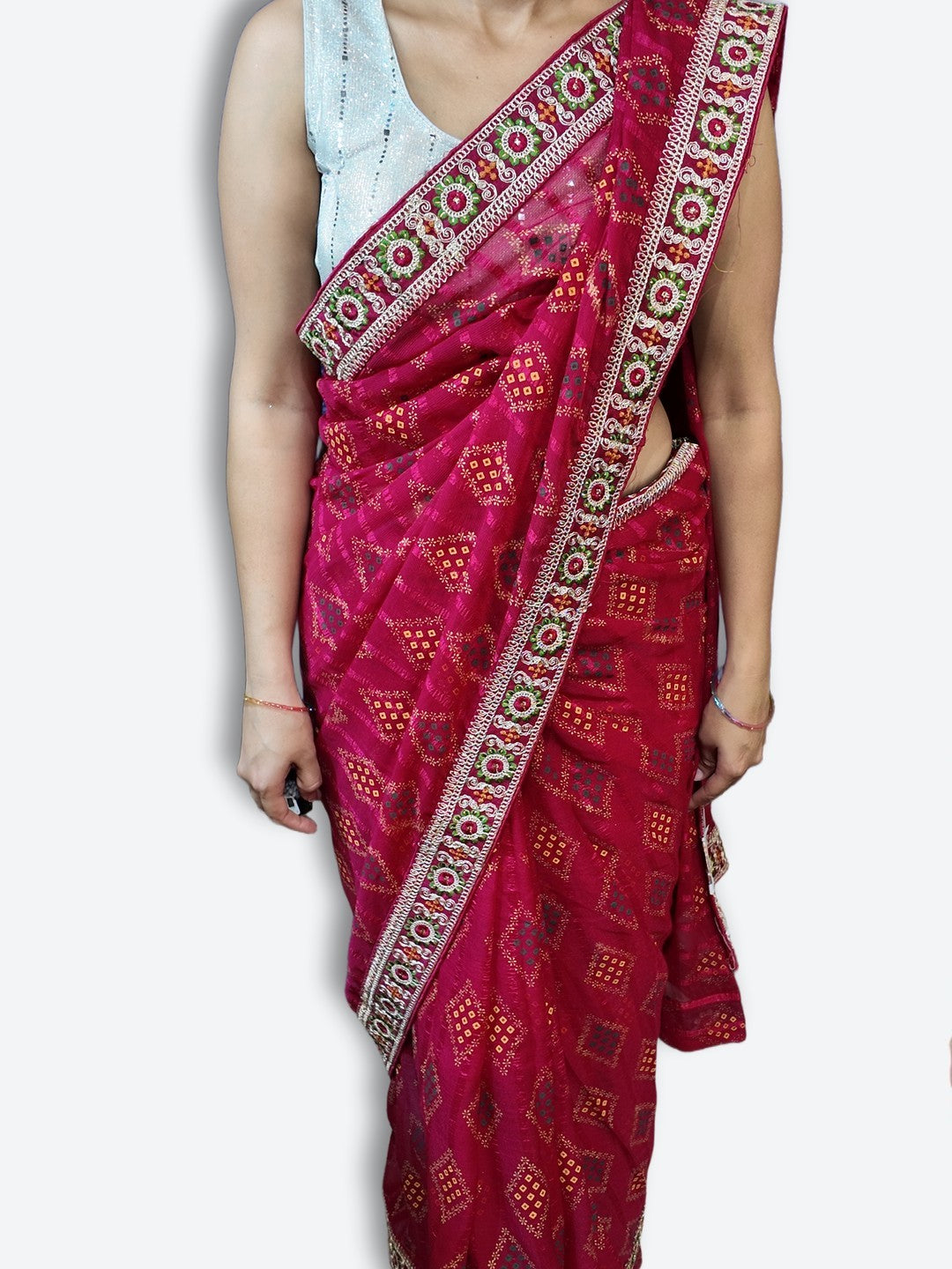 Fuchsia Regal Heritage Luxe Saree