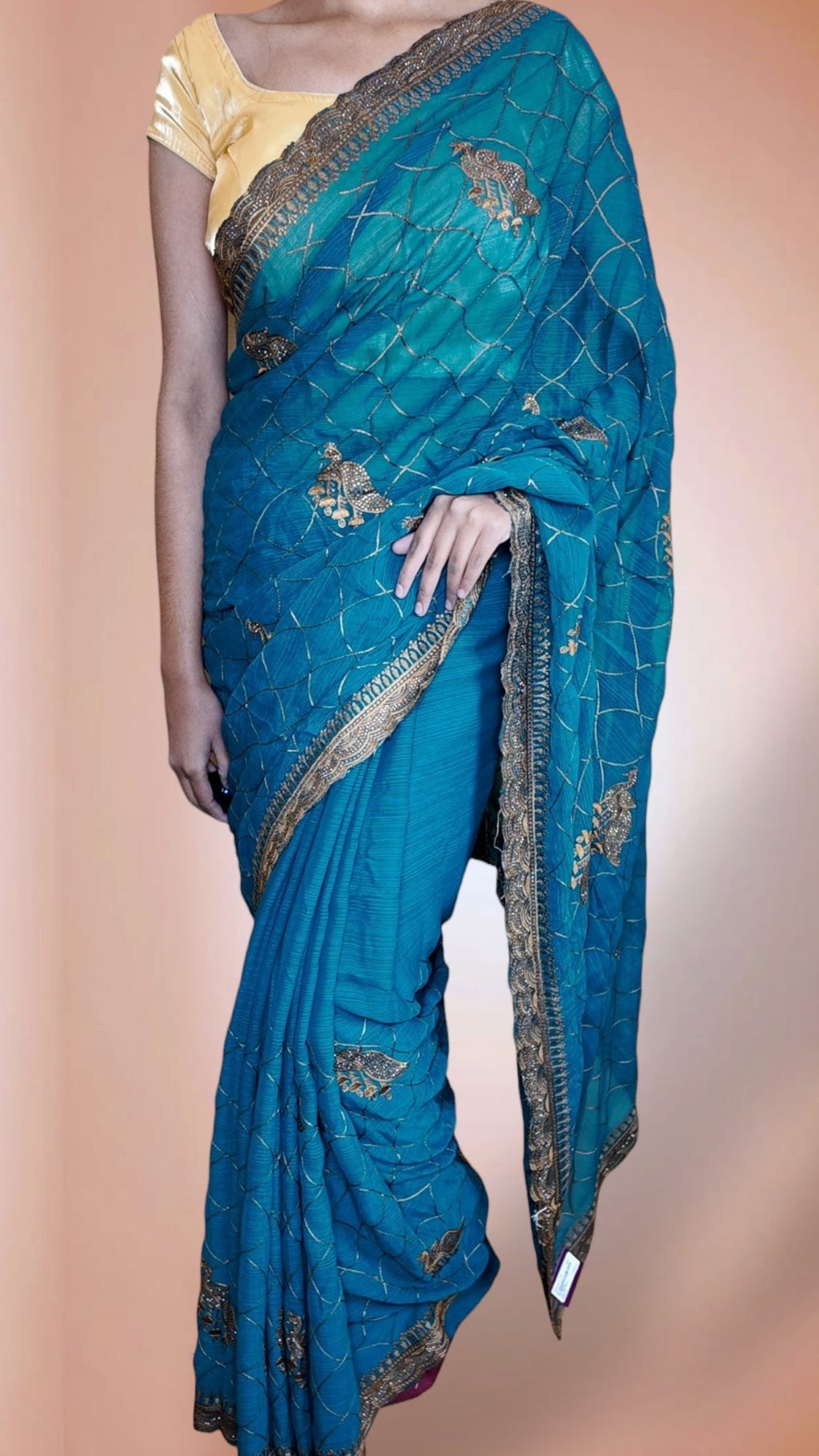Sapphire Regal Opulent Elegance Saree