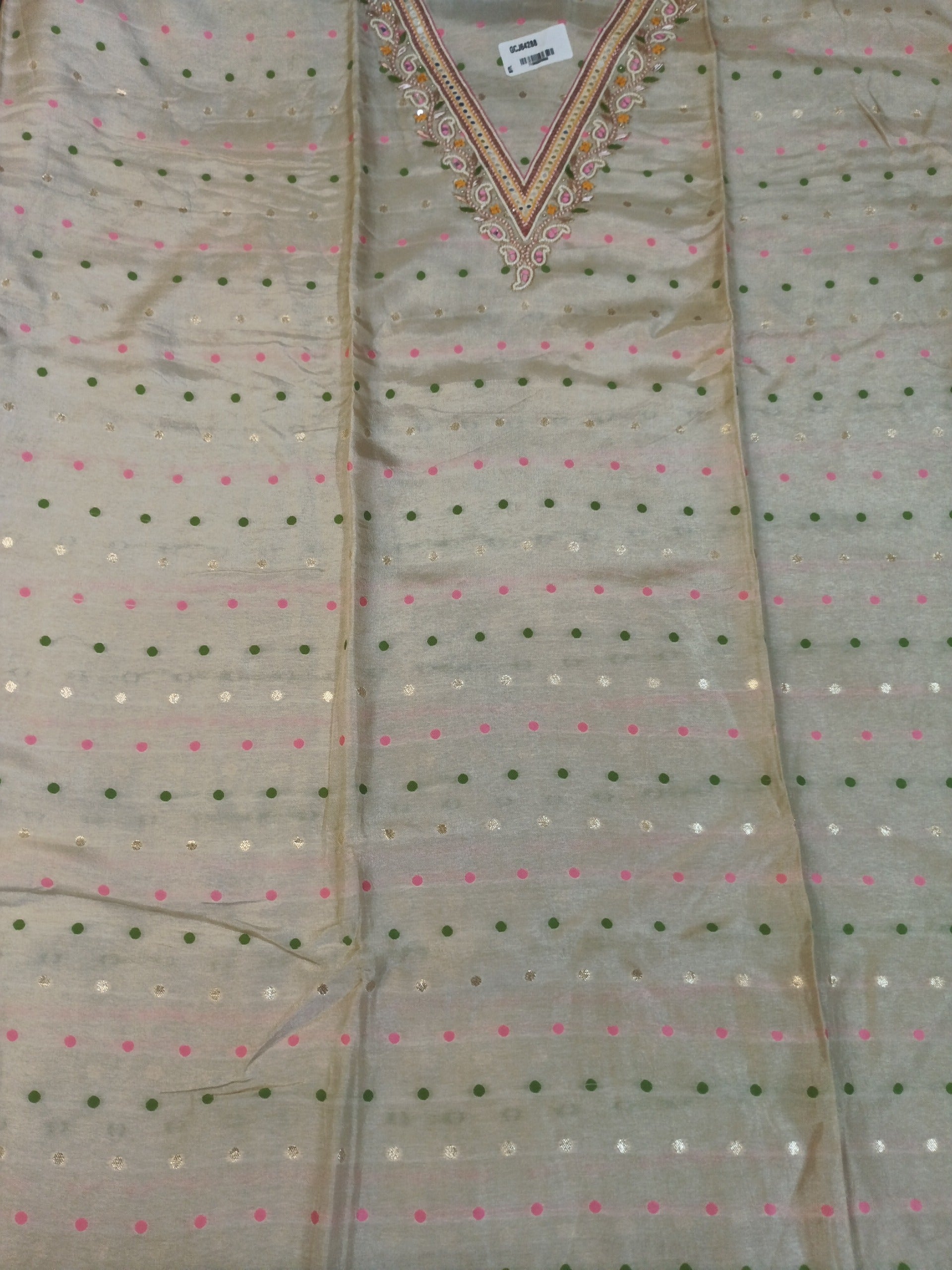 Peach Pink with Minimal Embroidery & Modern Look