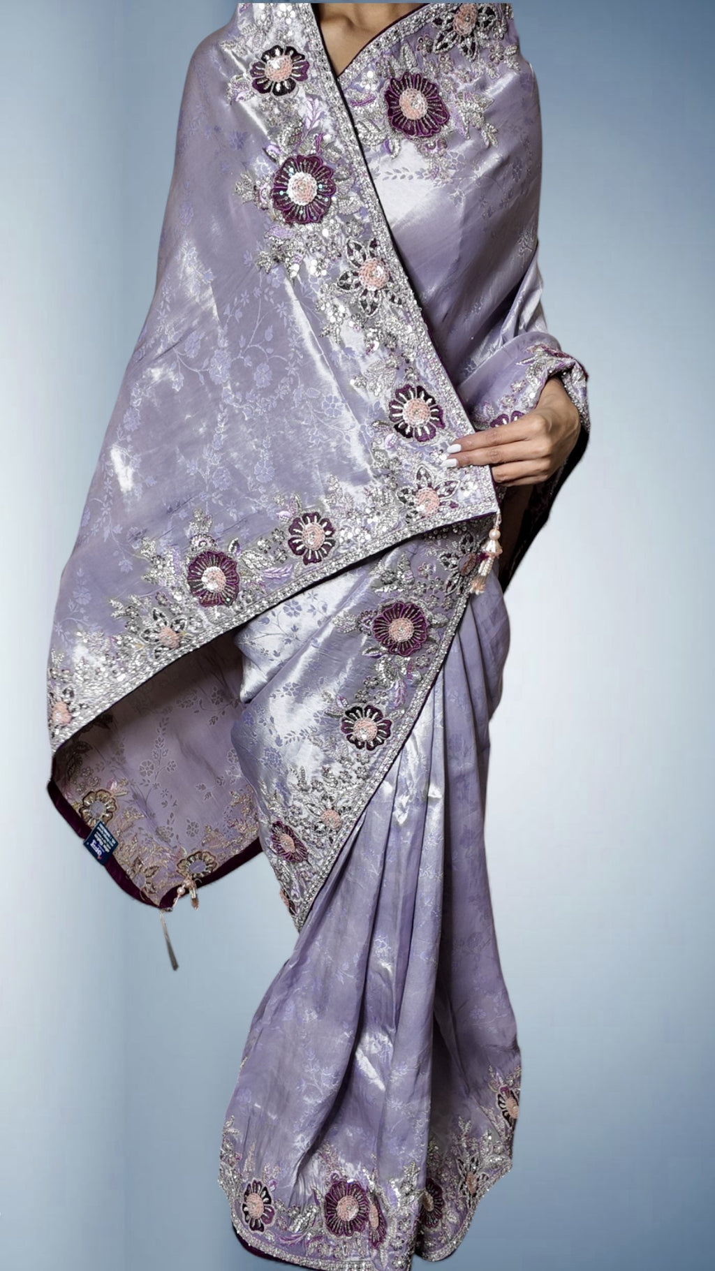 Orchid Majestic Couture Bloom Saree