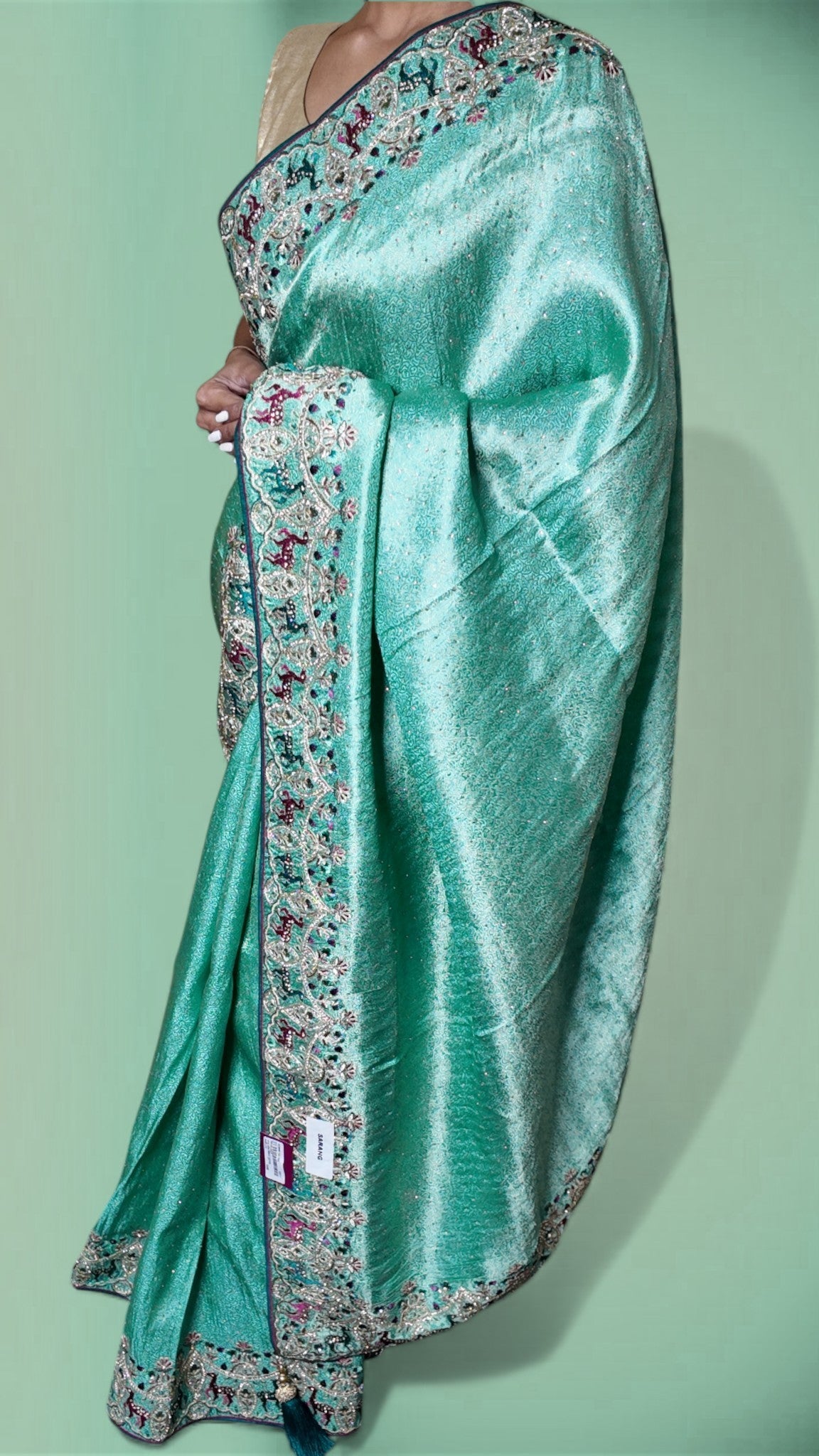 Jade Regal Exquisite Glamour Saree