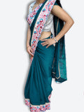 Jade Regal Bloom Elegance Saree