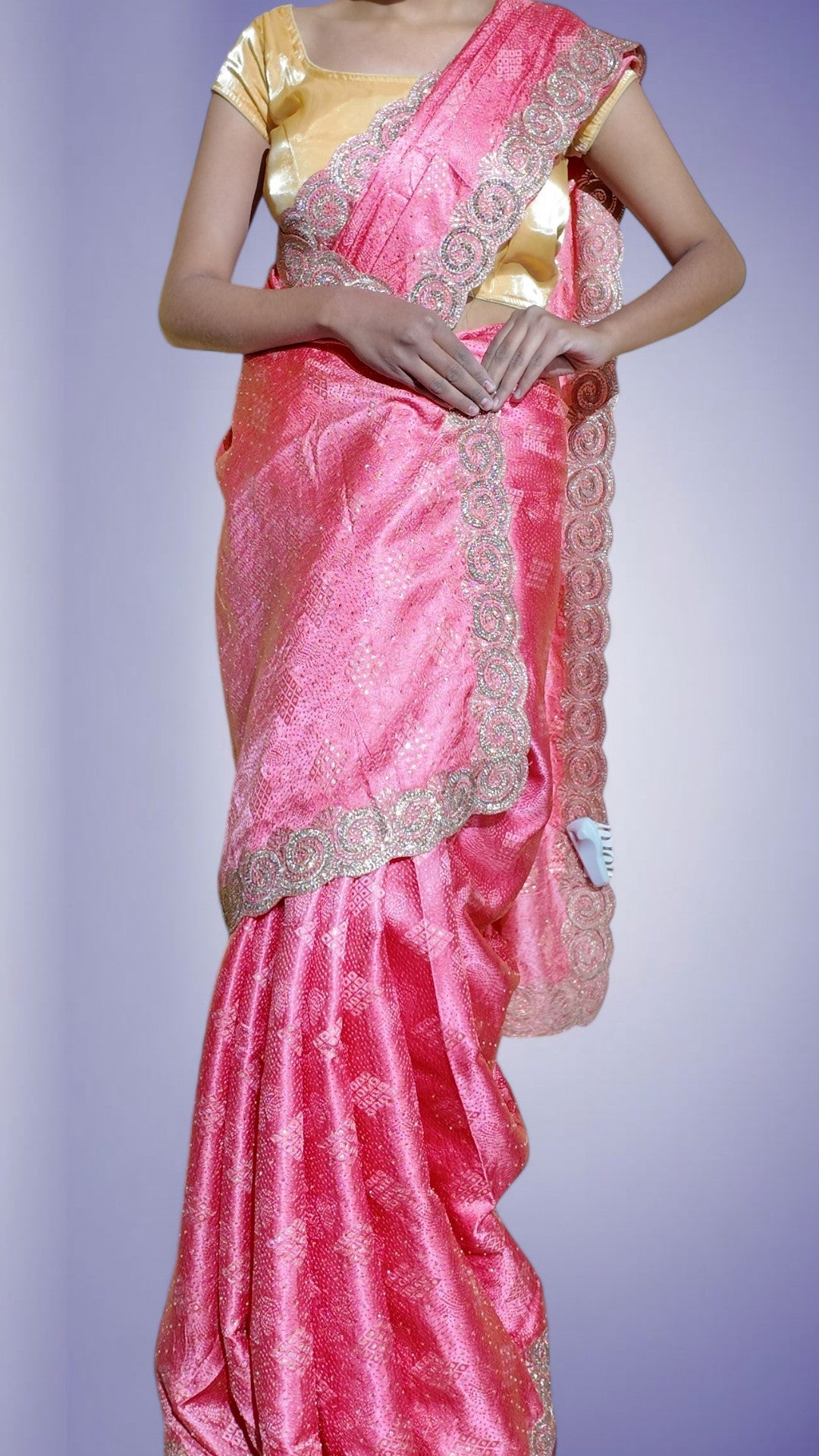 Blush Regal Opulent Heritage Saree