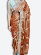 Copper Regal Opulent Heritage Saree