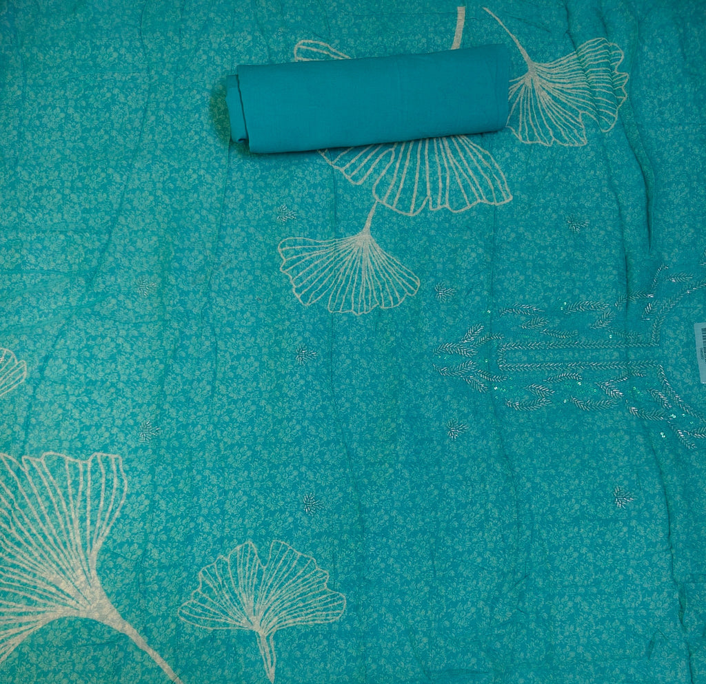 Turquoise Regal Opulent Elegance Suit