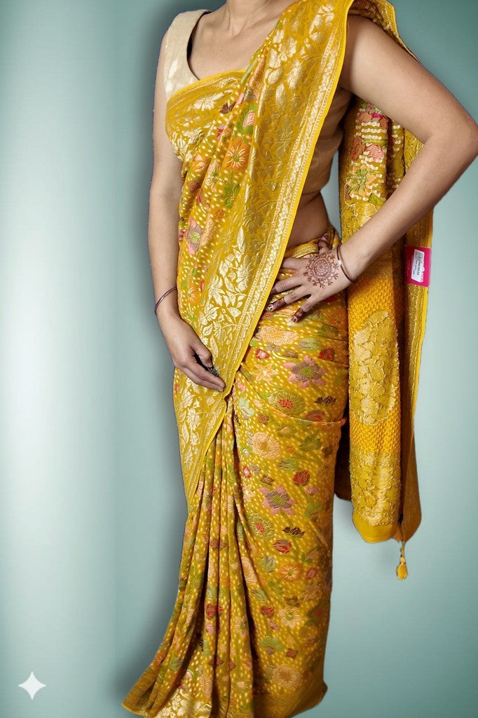 Saffron Regal Heritage Luxe Saree