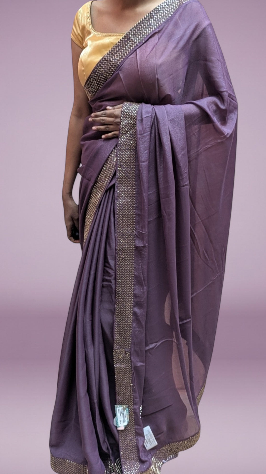 Plum Regal Timeless Elegance Saree