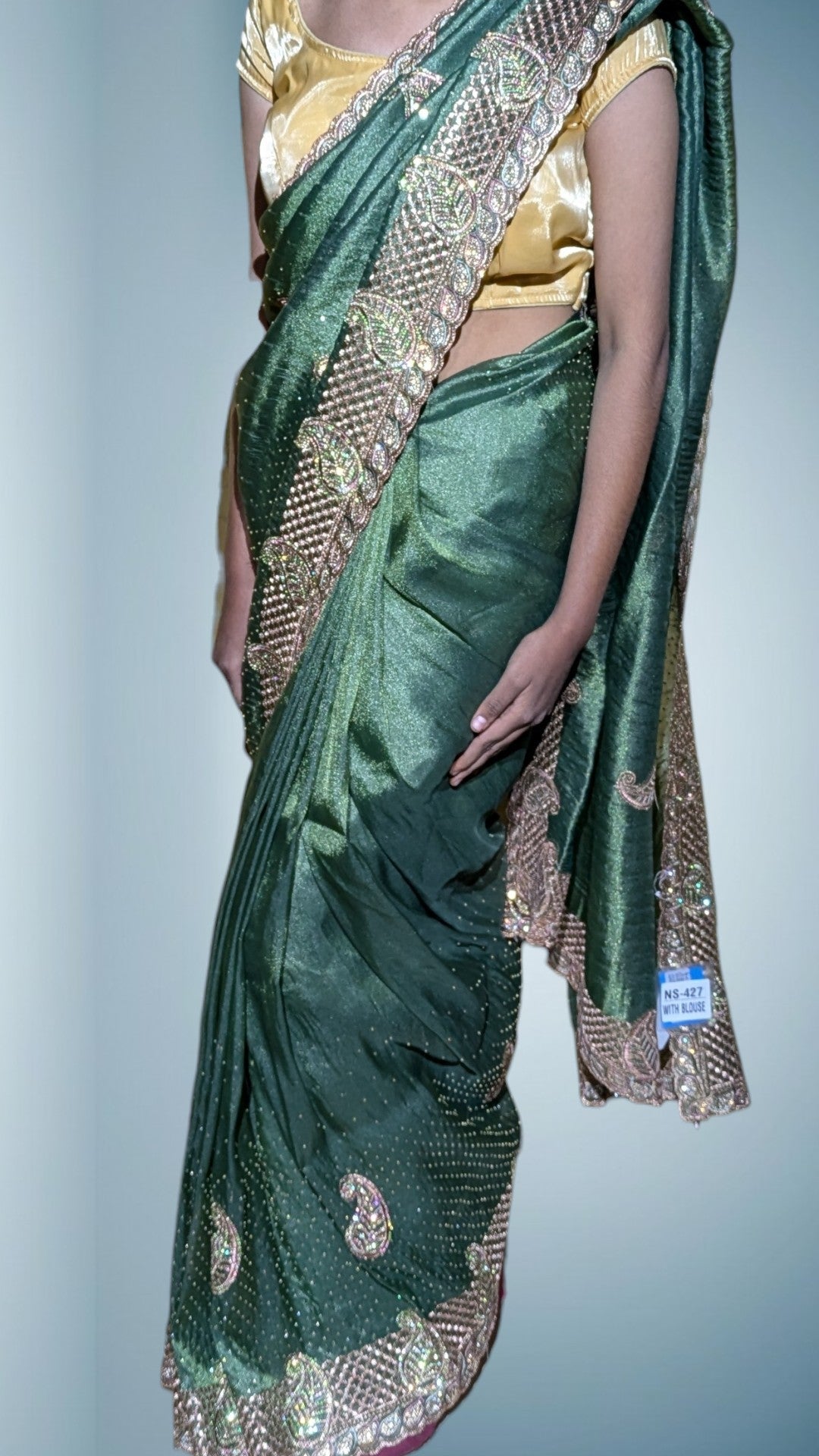 Emerald Regal Opulent Heritage Saree