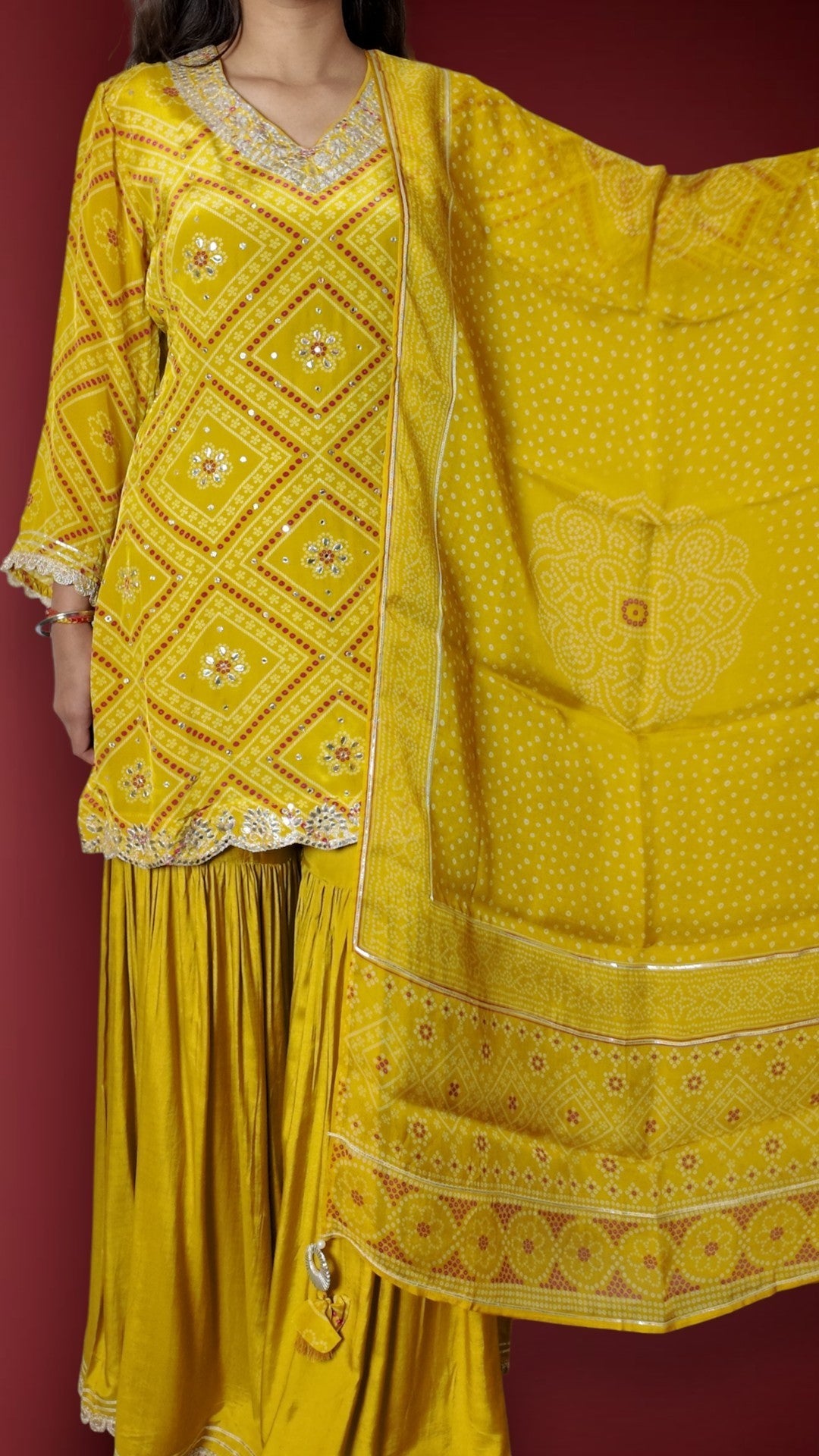 Saffron Regal Opulent Festive Suit