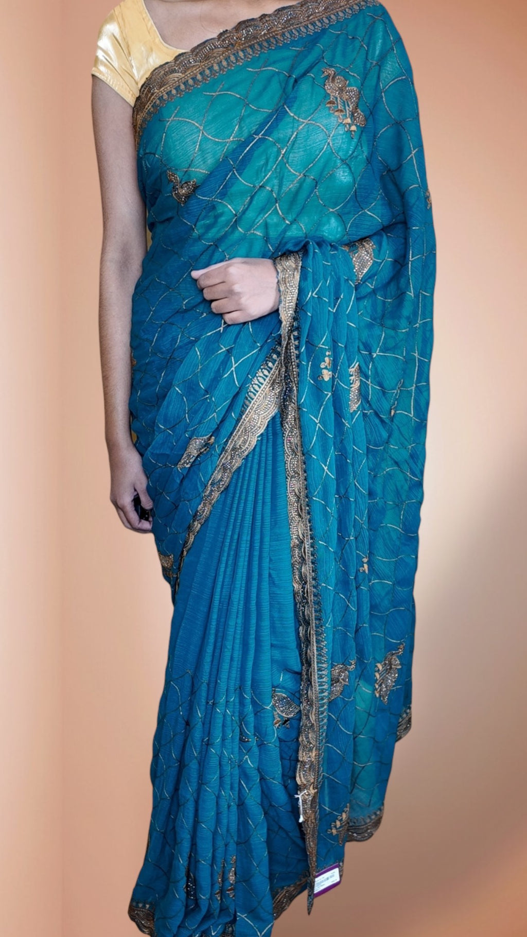 Sapphire Regal Opulent Elegance Saree