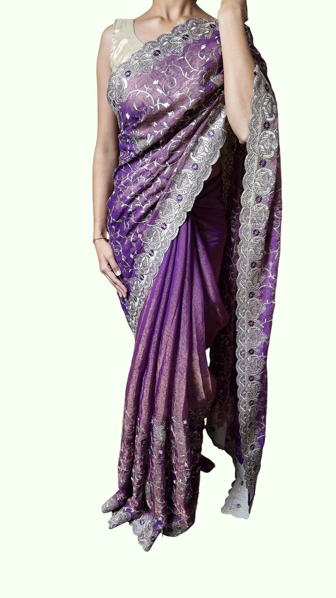 Orchid Regal Opulent Couture Saree