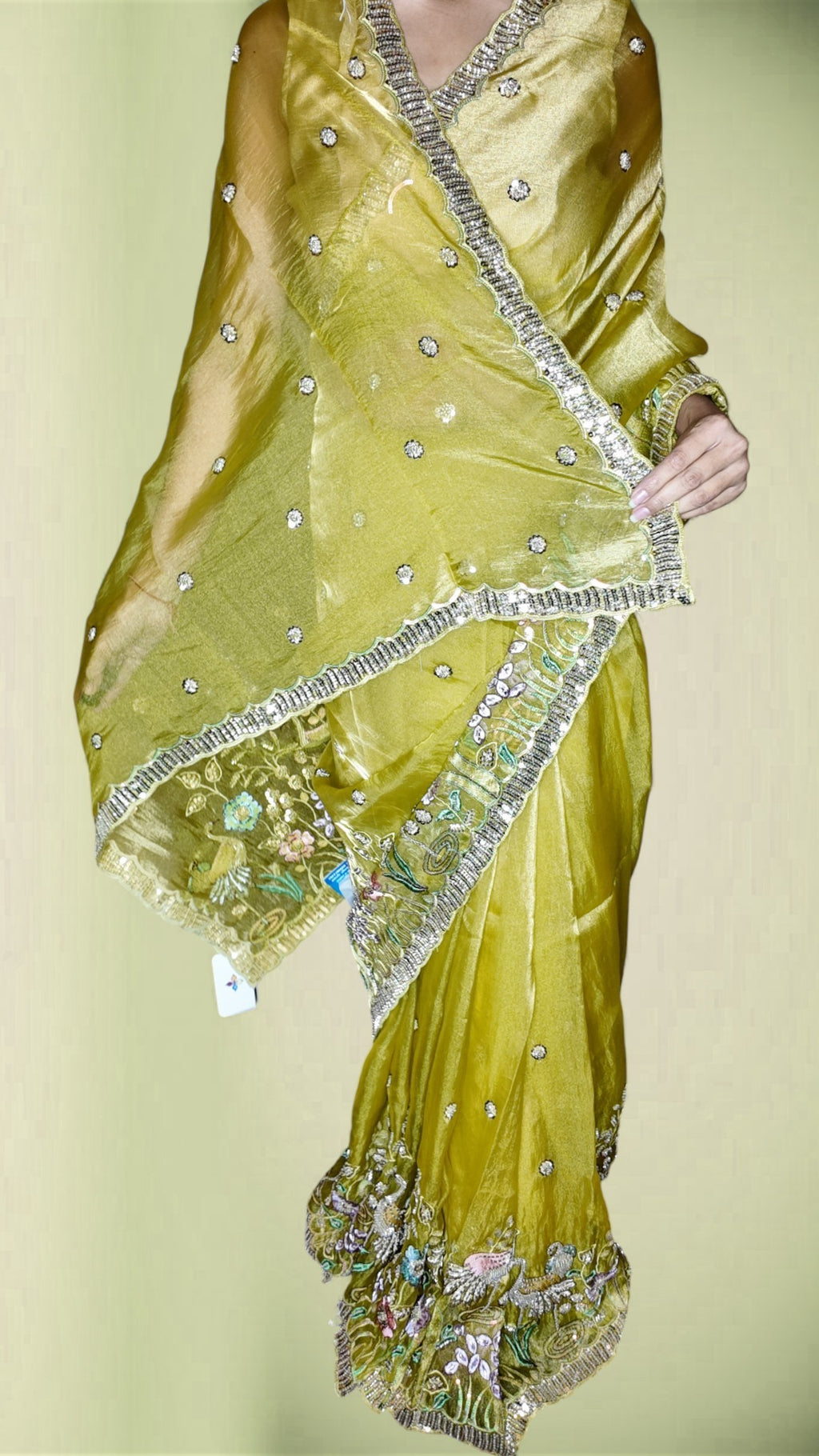 Saffron Regal Exquisite Couture Saree