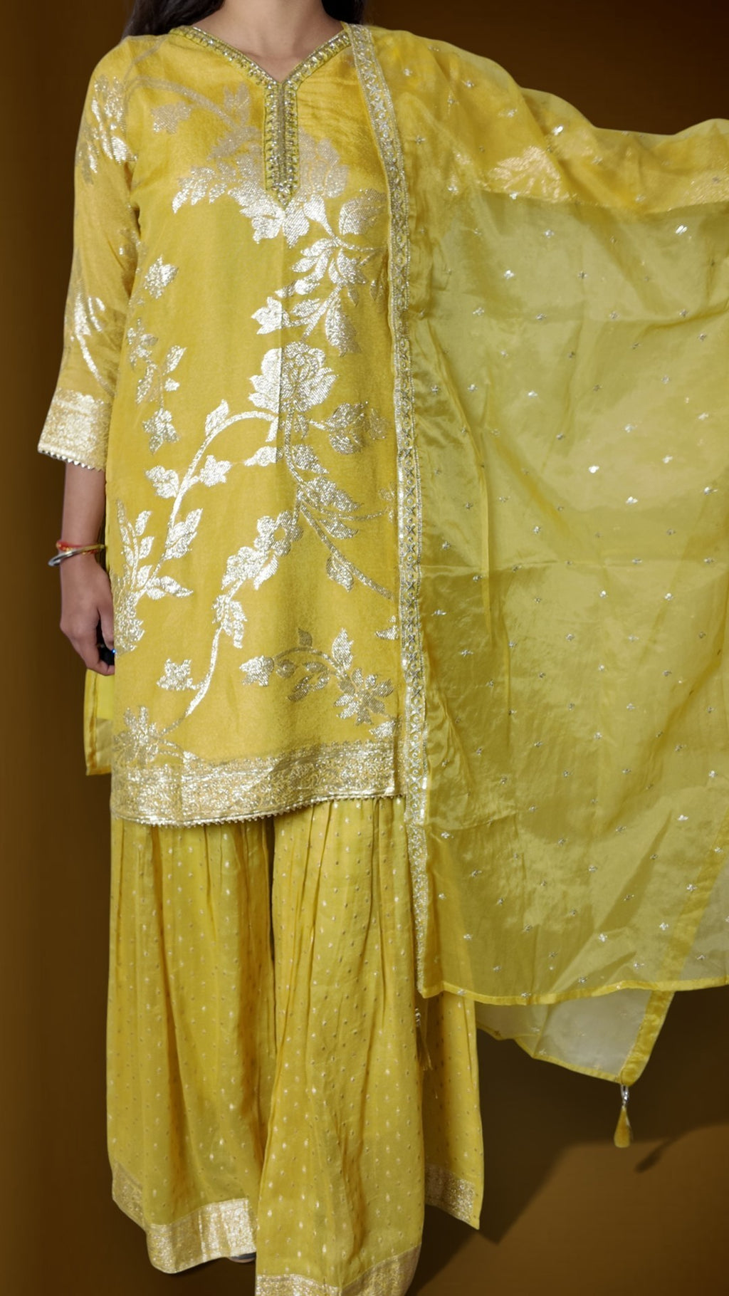 Saffron Regal Heritage Luxe Suit