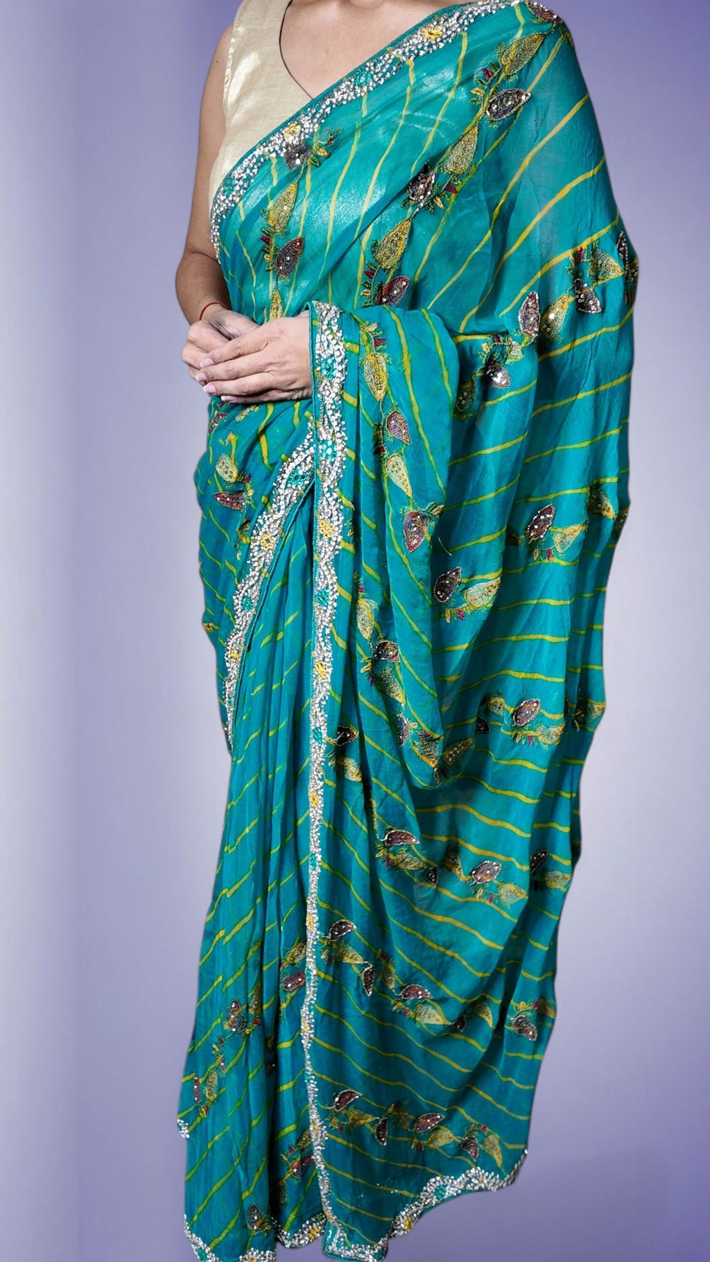 Jade Regal Exquisite Charm Saree