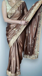 Copper Regal Majestic Heritage Saree