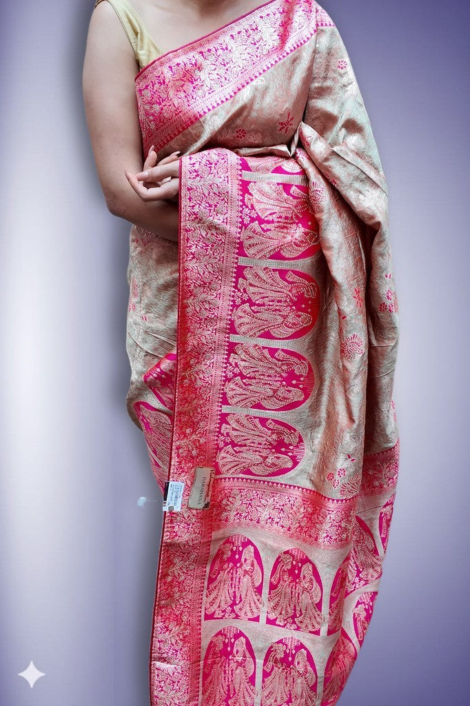 Fuchsia Regal Opulent Heritage Saree