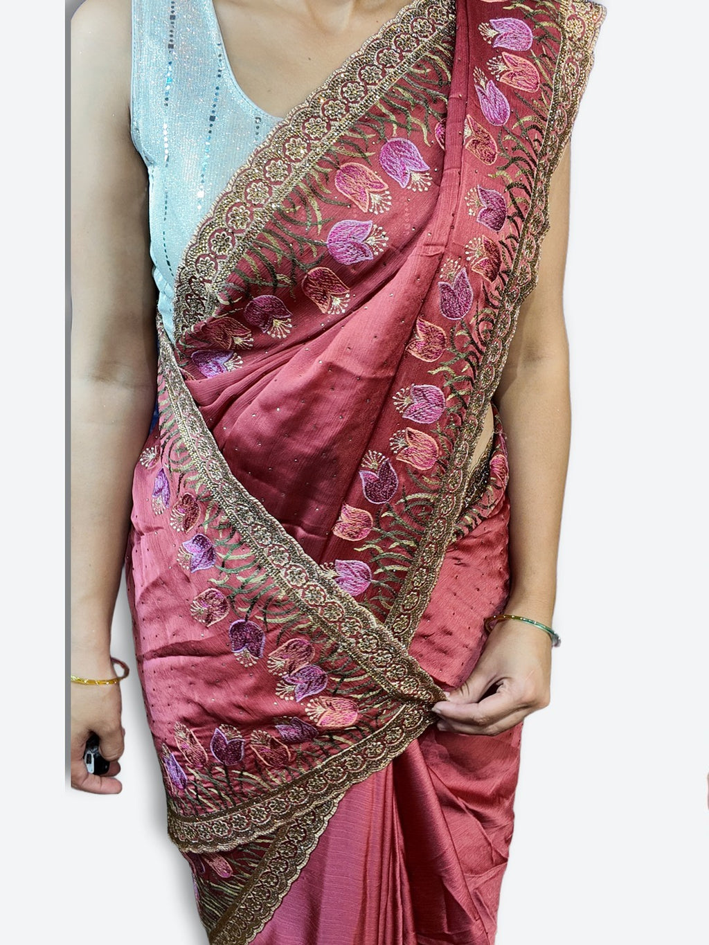 Bordeaux Regal Heritage Luxe Saree
