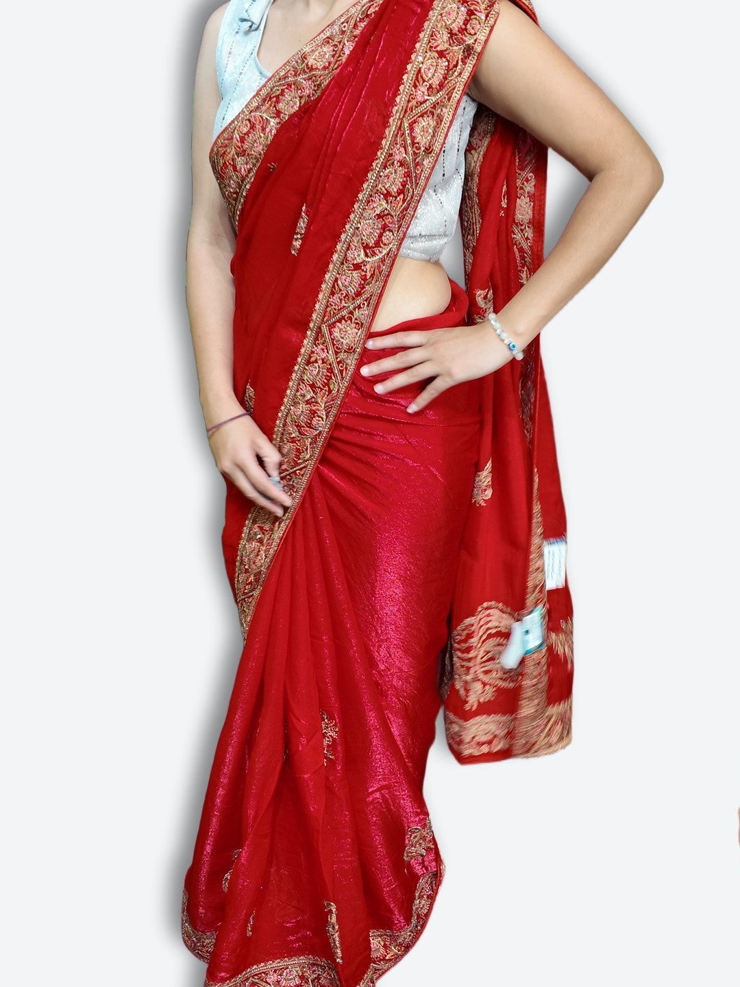 Crimson Regal Exquisite Heritage Saree
