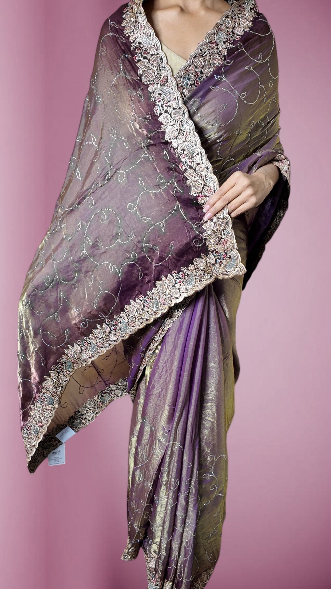 Amethyst Regal Opulent Essence Saree