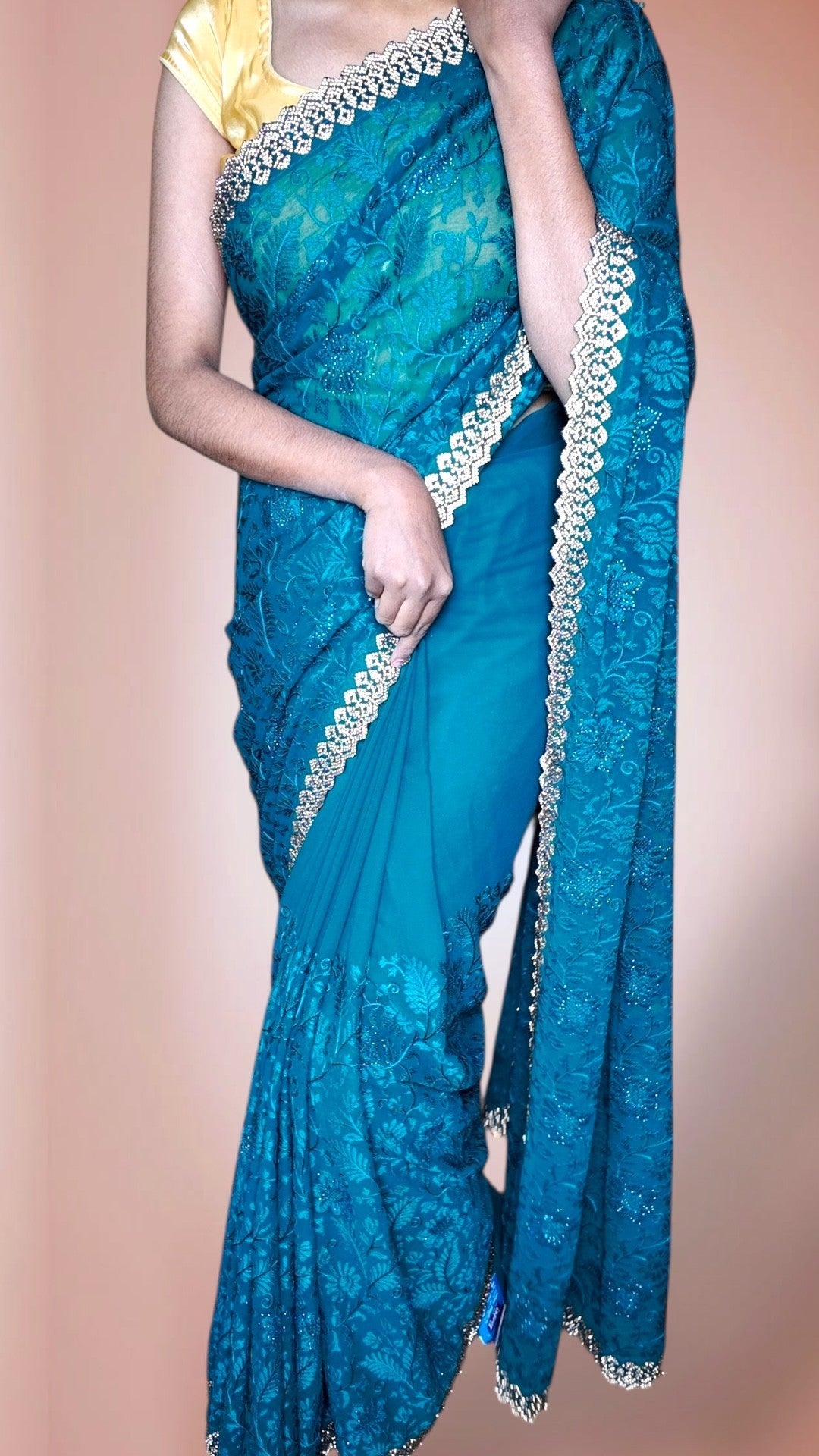 Sapphire Regal Opulent Mystique Saree