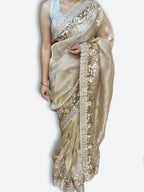 Champagne Timeless Regal Couture Saree