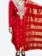 Crimson Regal Opulent Elegance Suit