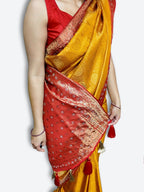 Saffron Regal Heritage Luxe Saree