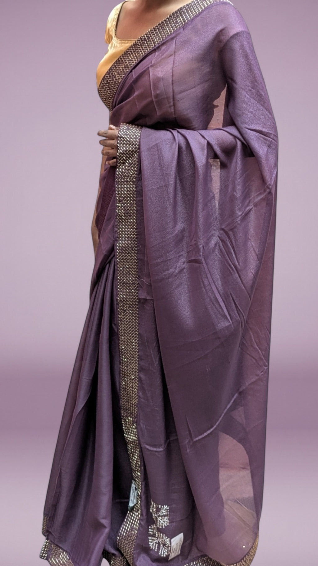 Plum Regal Timeless Elegance Saree