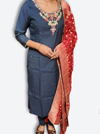 Sapphire Regal Couture Charm Suit