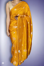 Saffron Regal Opulent Heritage Saree
