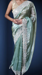 Blush Ethereal Graceful Couture Saree