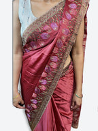 Bordeaux Regal Heritage Luxe Saree