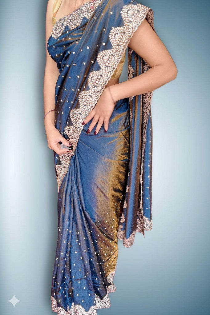 Sapphire Regal Opulent Elegance Saree