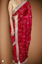 Fuchsia Regal Exquisite Bloom Saree